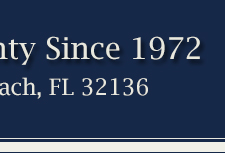 Serving Flagler County Since 1972